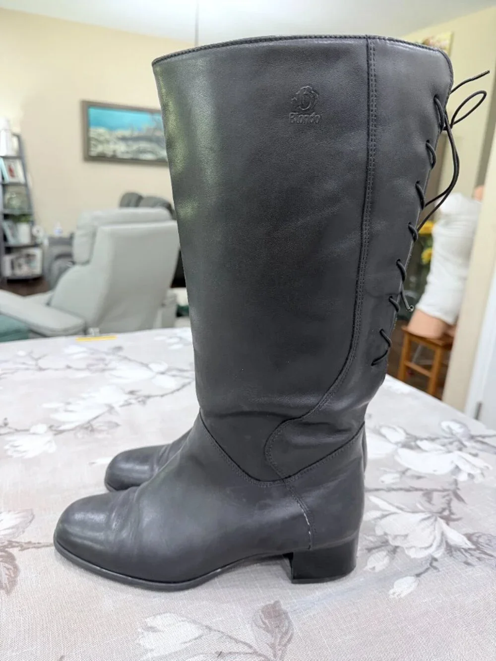 Blondo Waterproof Leather Riding Boots Made in Canada Size 9.5 B